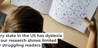 Between 5% and 15% of children have symptoms of dyslexia, but schools are often slow at identifying and responding to it with targeted education. mrs/Stock Photos/Getty Images